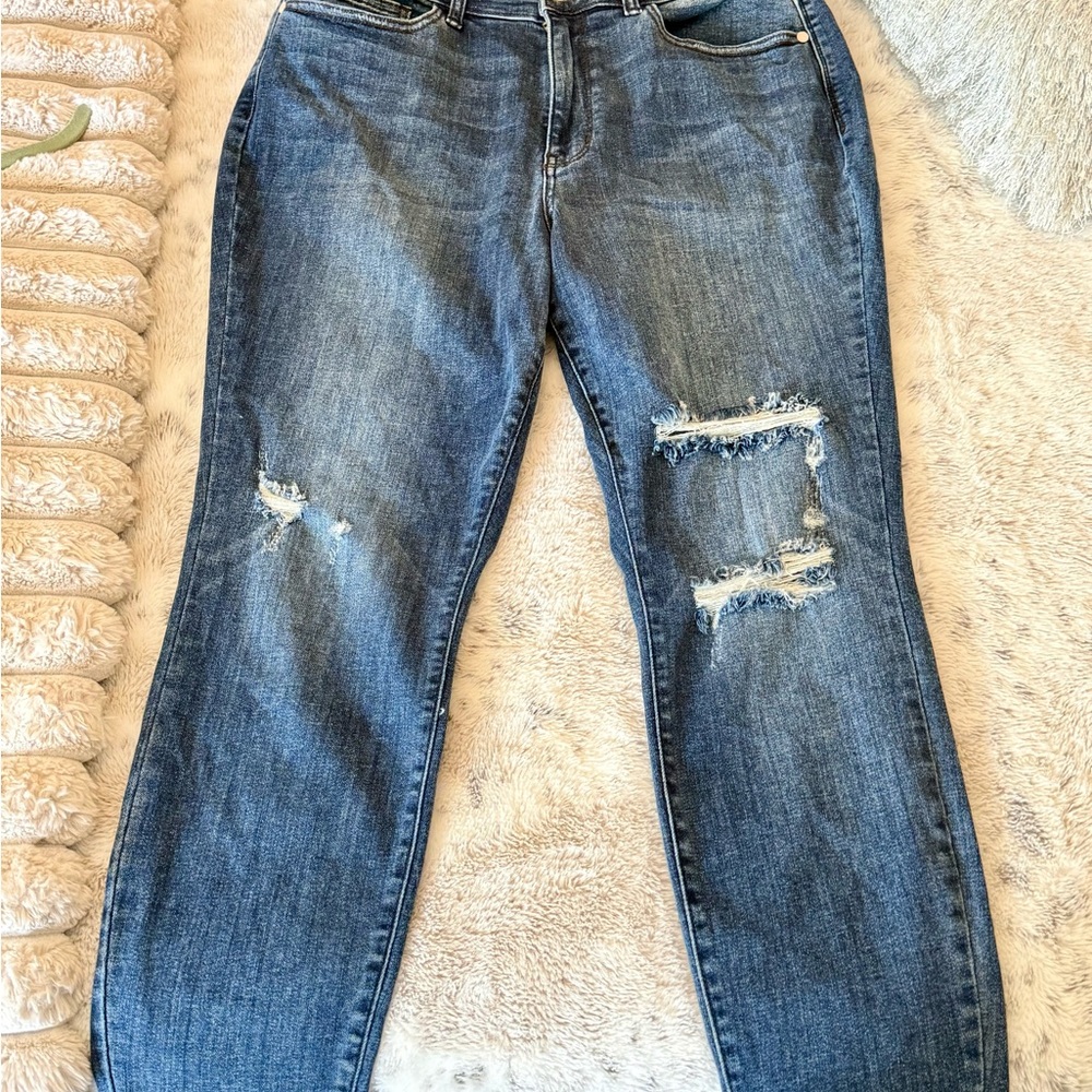 Judy Blue Distressed Skinny Jeans